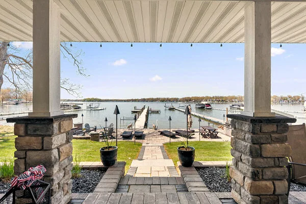 Incredible  views of Sister Lakes Lake Michigan vacation rental in Dowagiac MI
